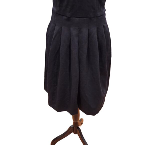 Banana Republic Black Cutout Back Dress Size 0 - Picture 6 of 8